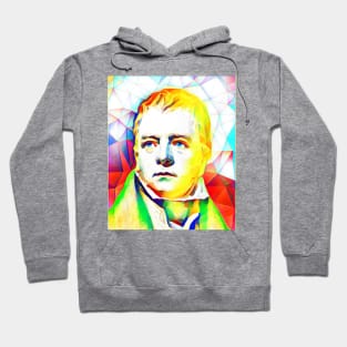 Walter Scott Colourful Portrait | Walter Scott Artwork 12 Hoodie